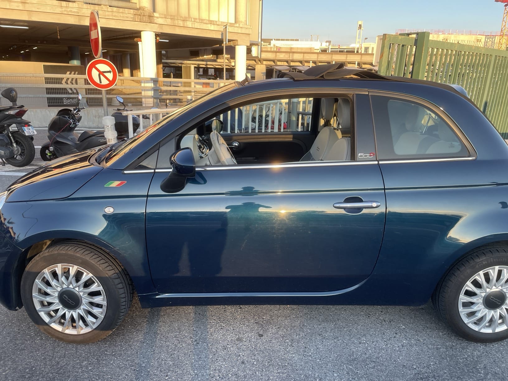 Fiat 500 C avec Climatisation