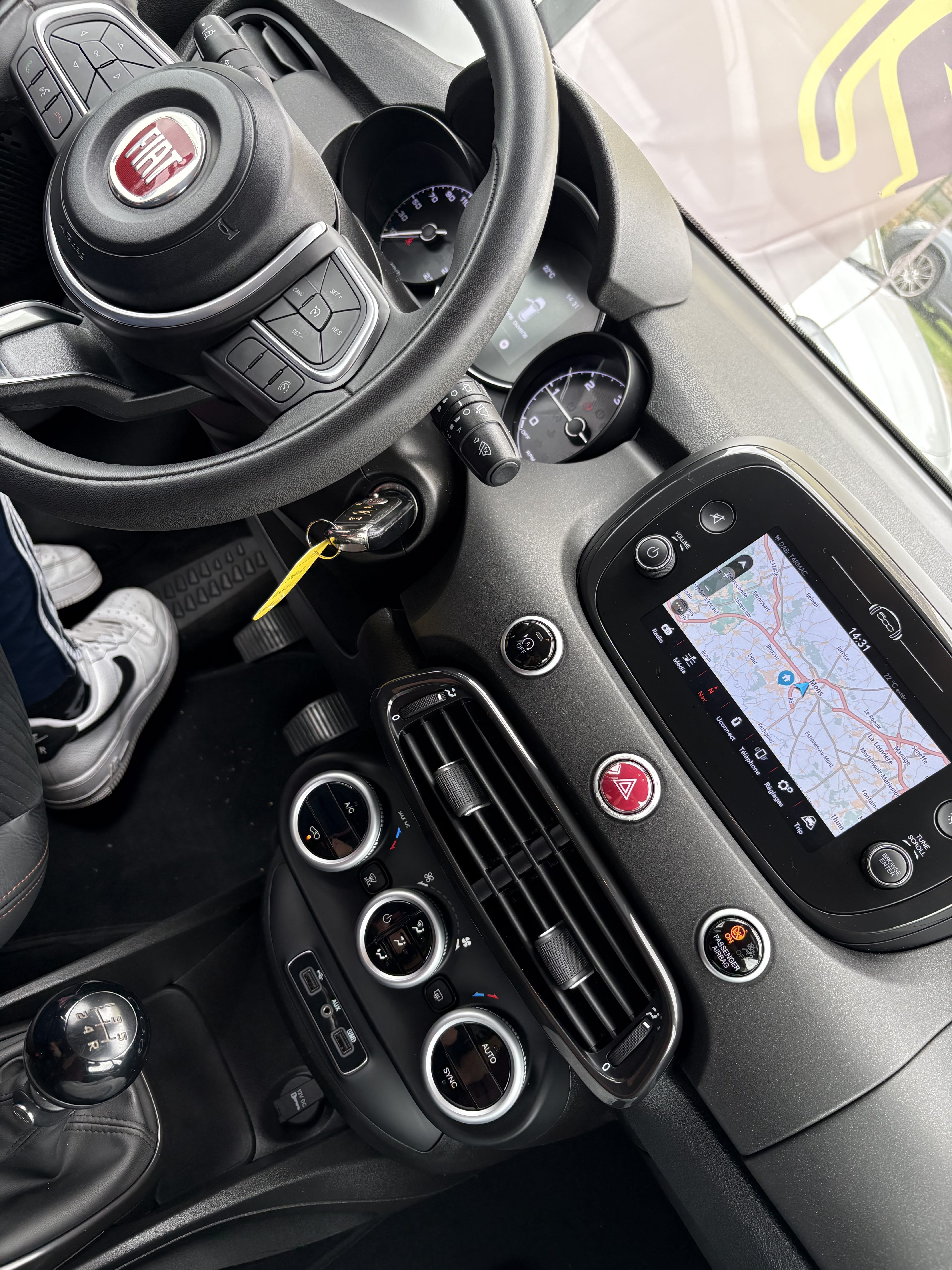 Fiat 500 X avec Climatisation