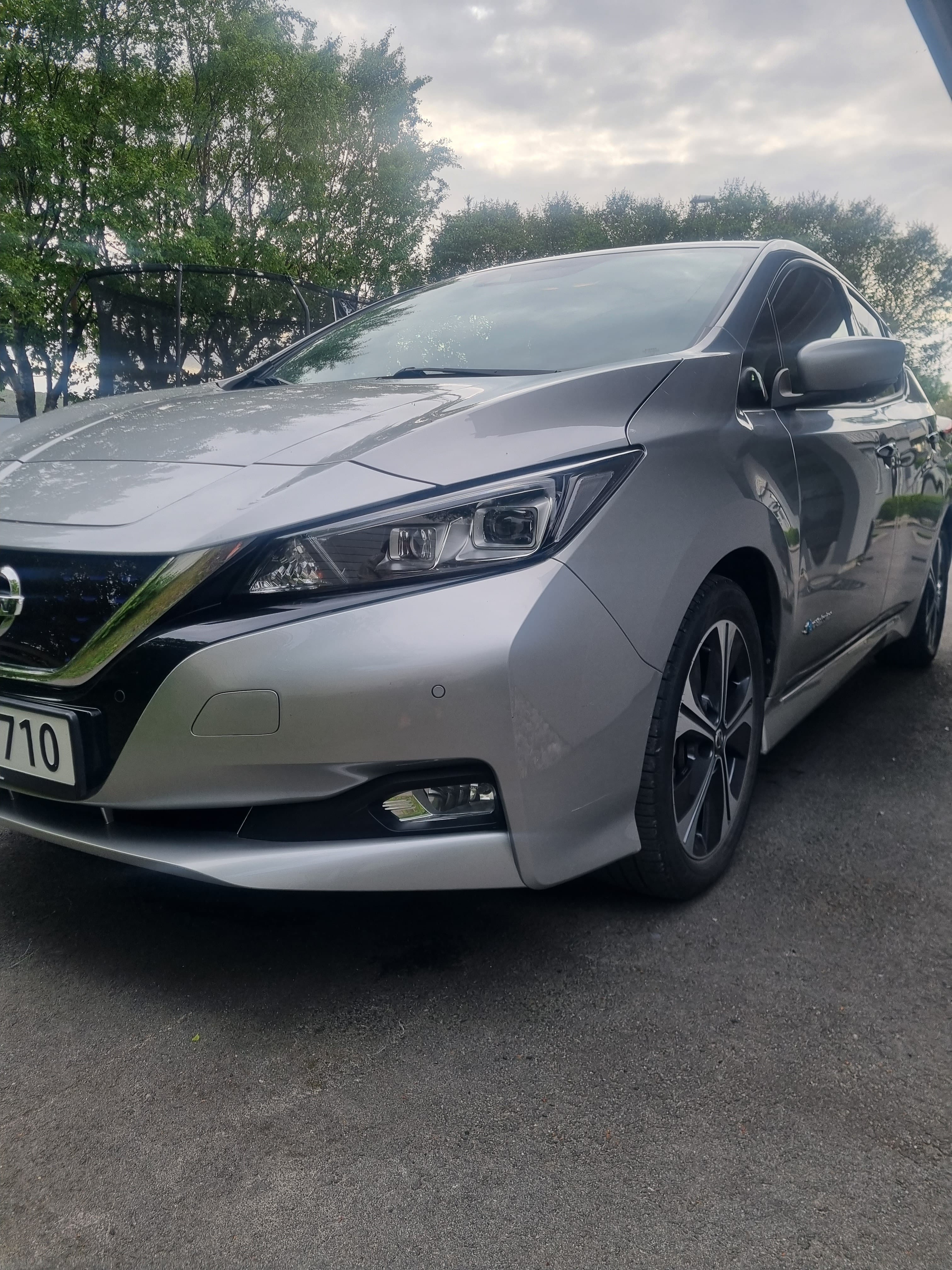 Nissan Leaf med Vinterdekk