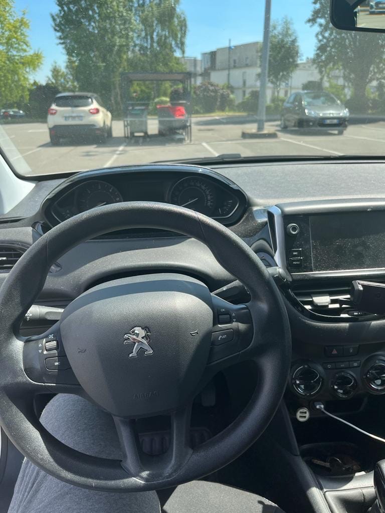 Peugeot 208 mit Navigationsgerät