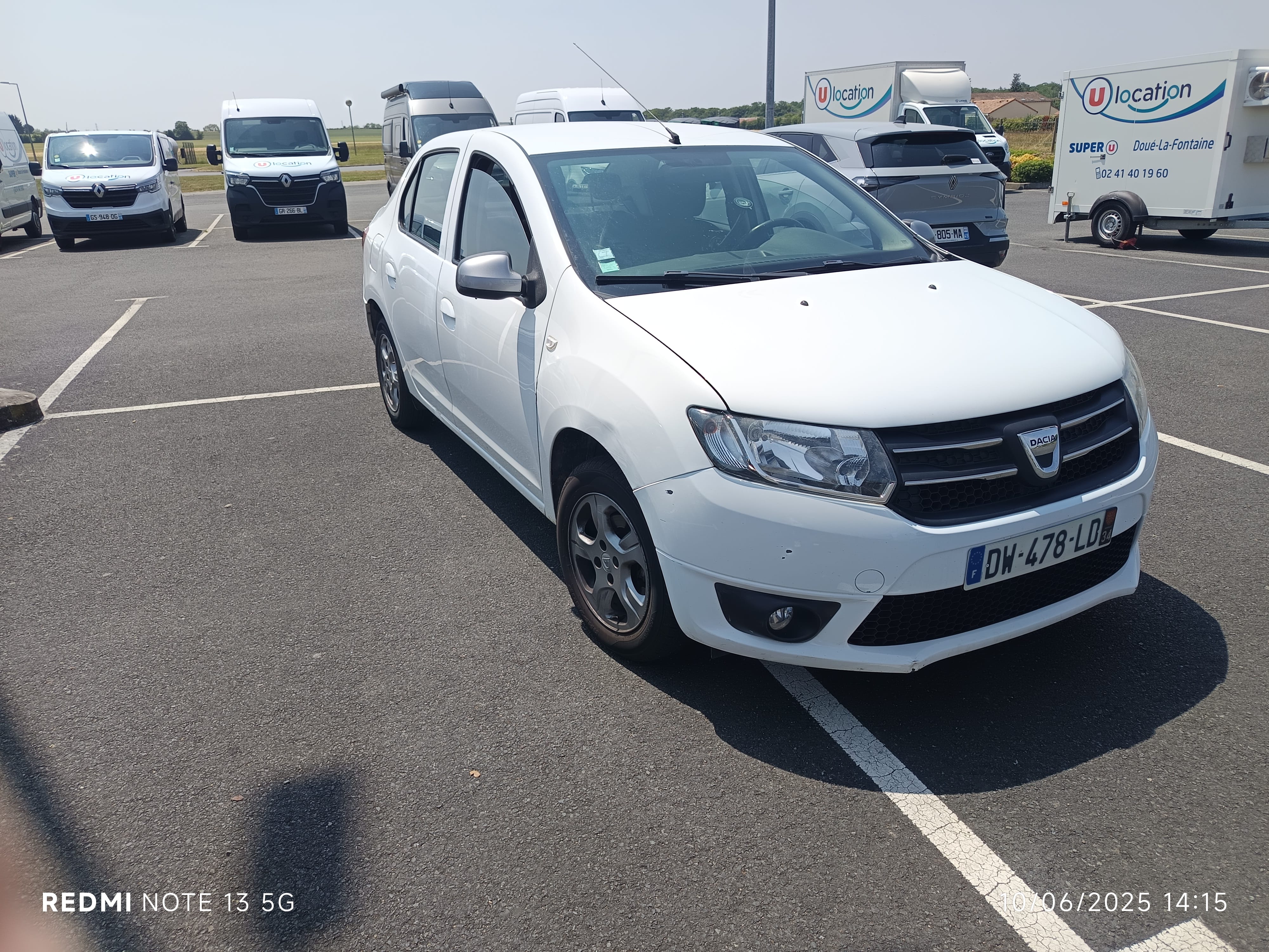 Dacia Logan 0.9dce avec Porte-vélos