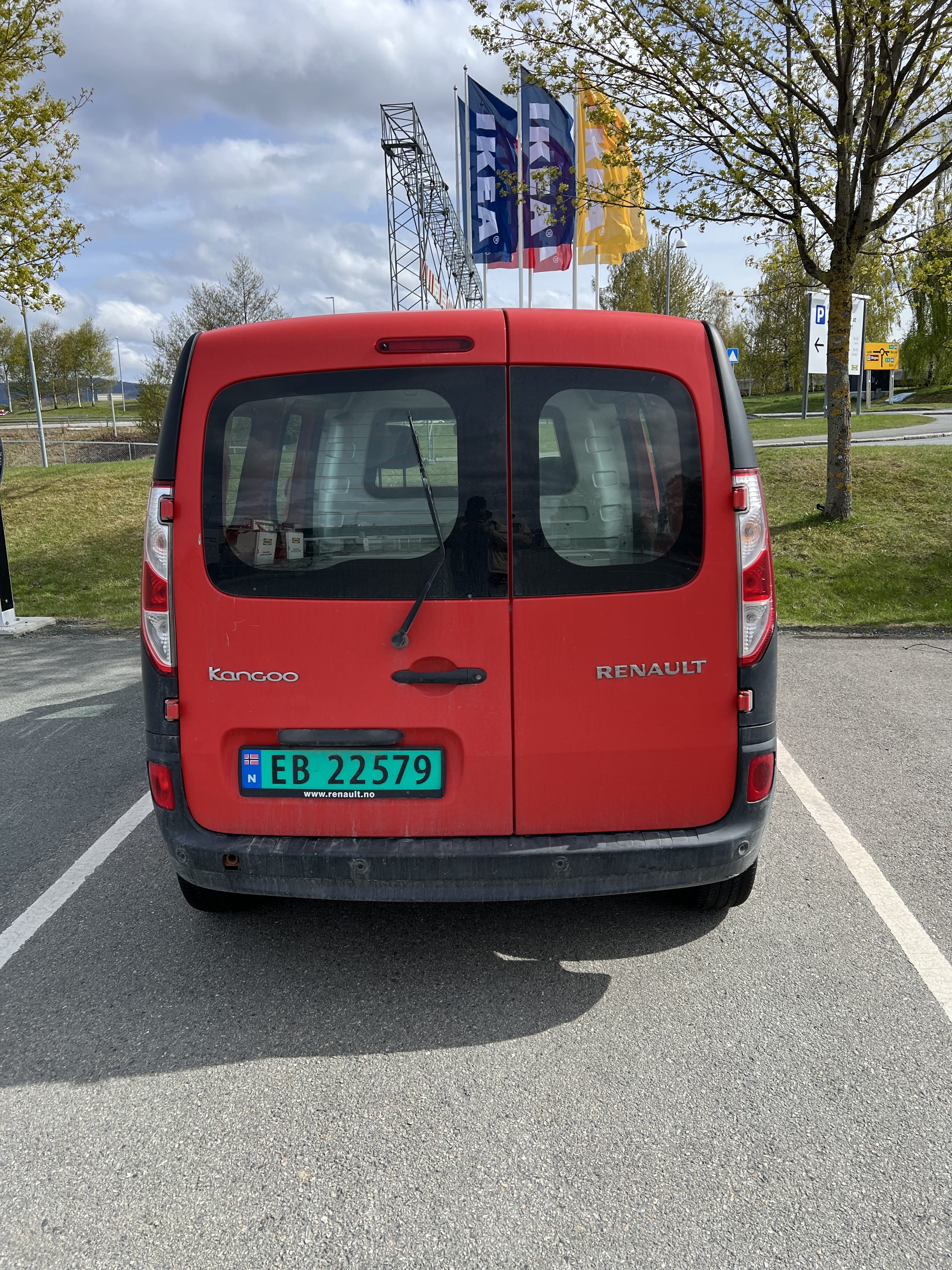 Renault Kangoo ZE med Bilradio