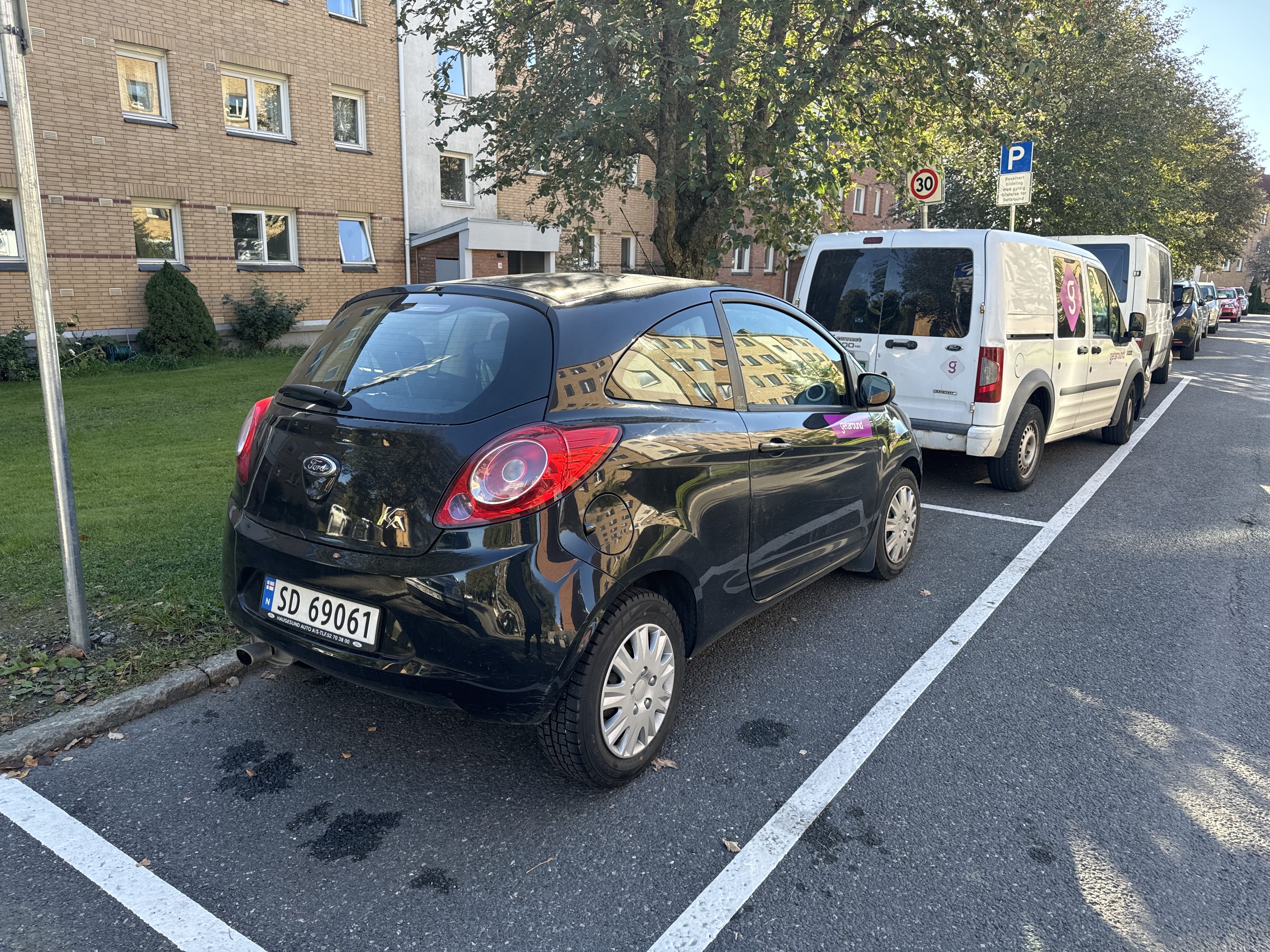 Ford Ka med Vinterdekk