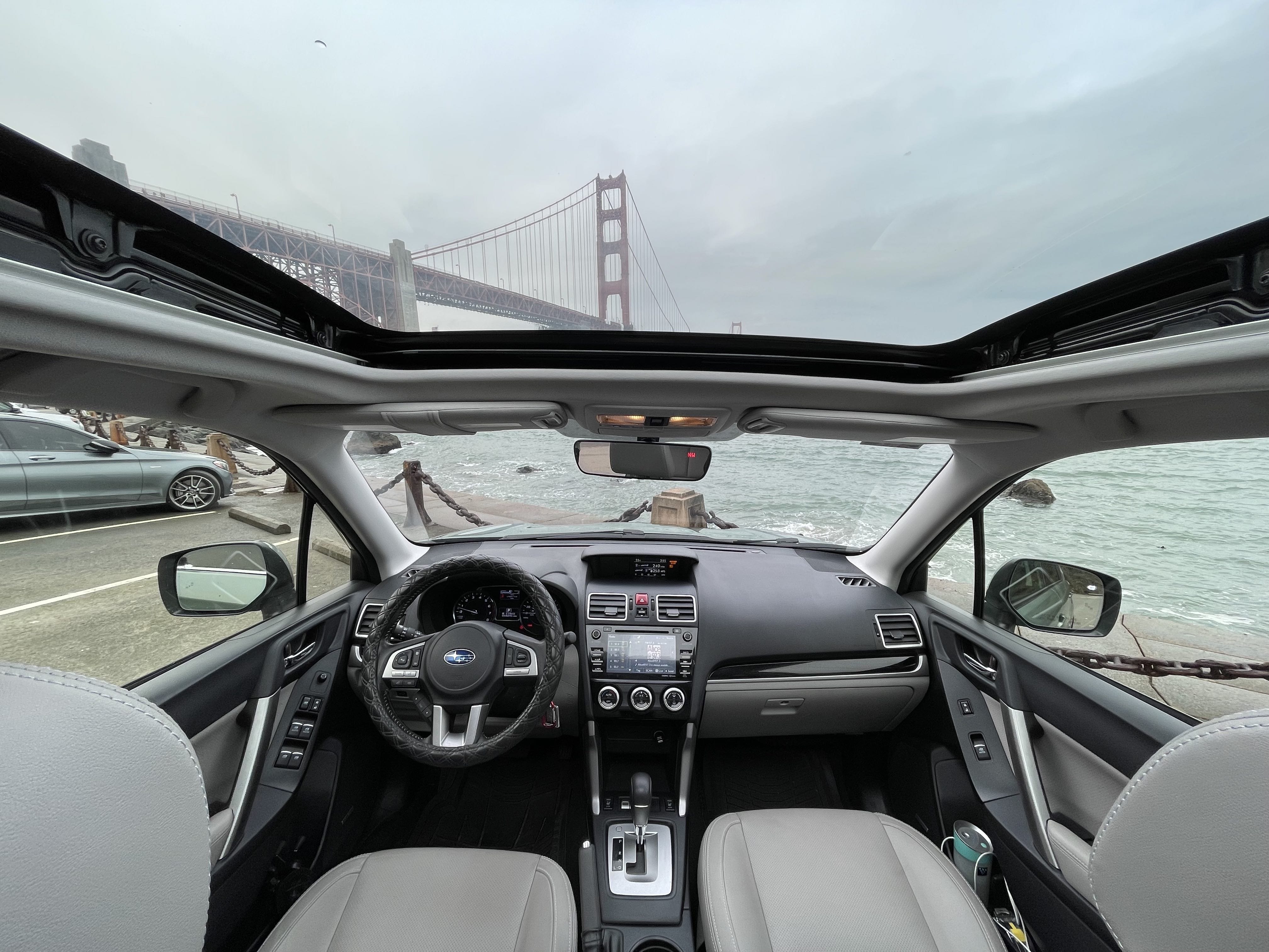 Subaru Forester with Ski racks