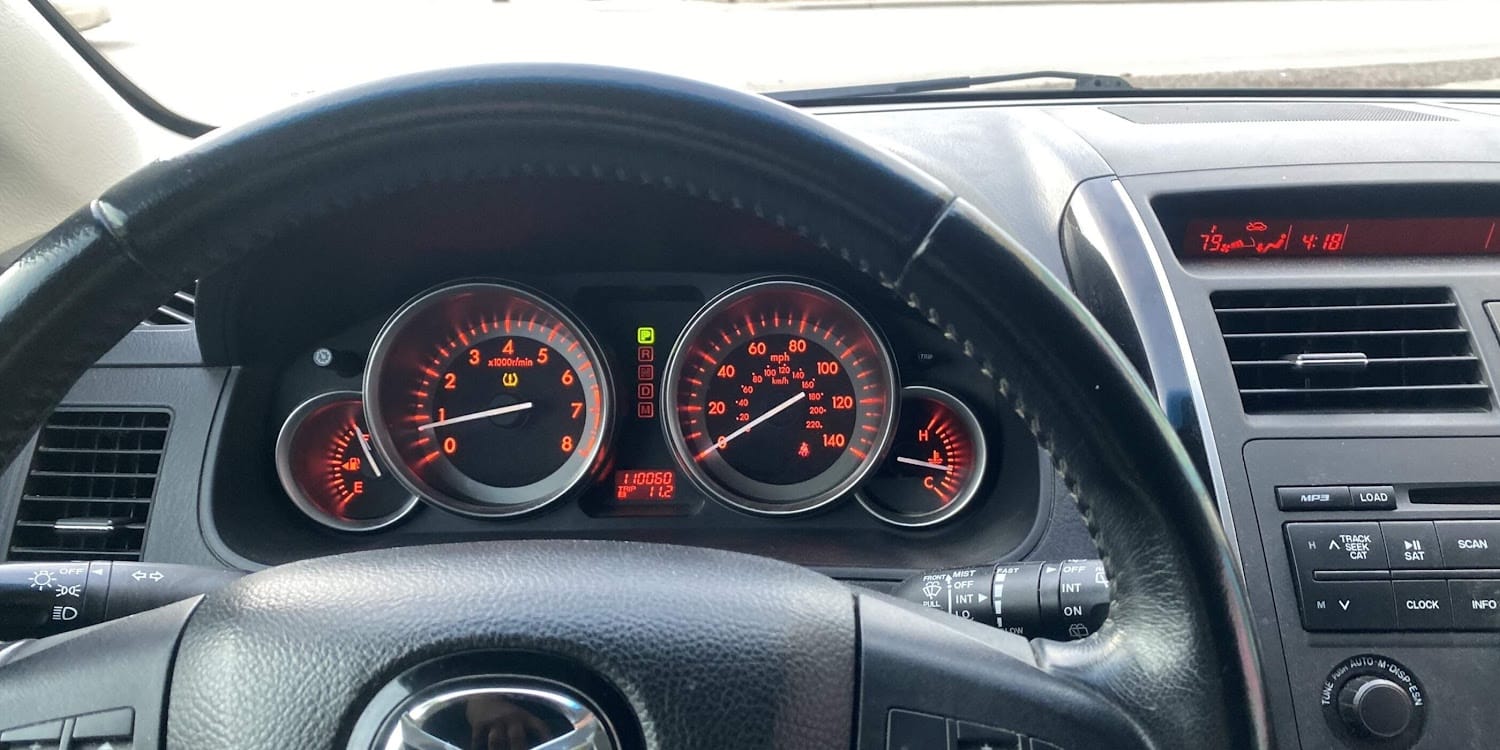 Mazda CX-9 with Bike rack