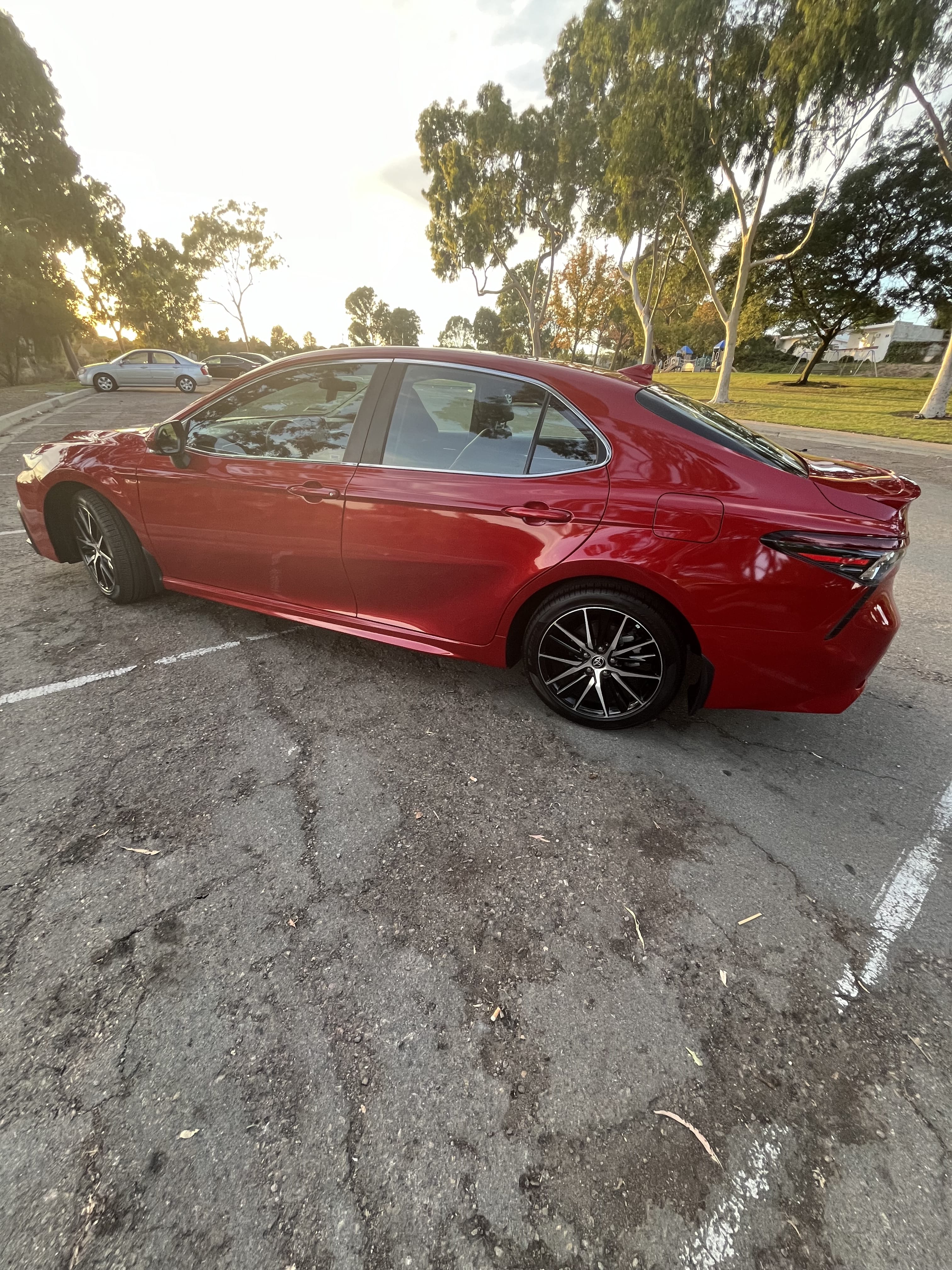 Toyota Camry SE with Android Auto