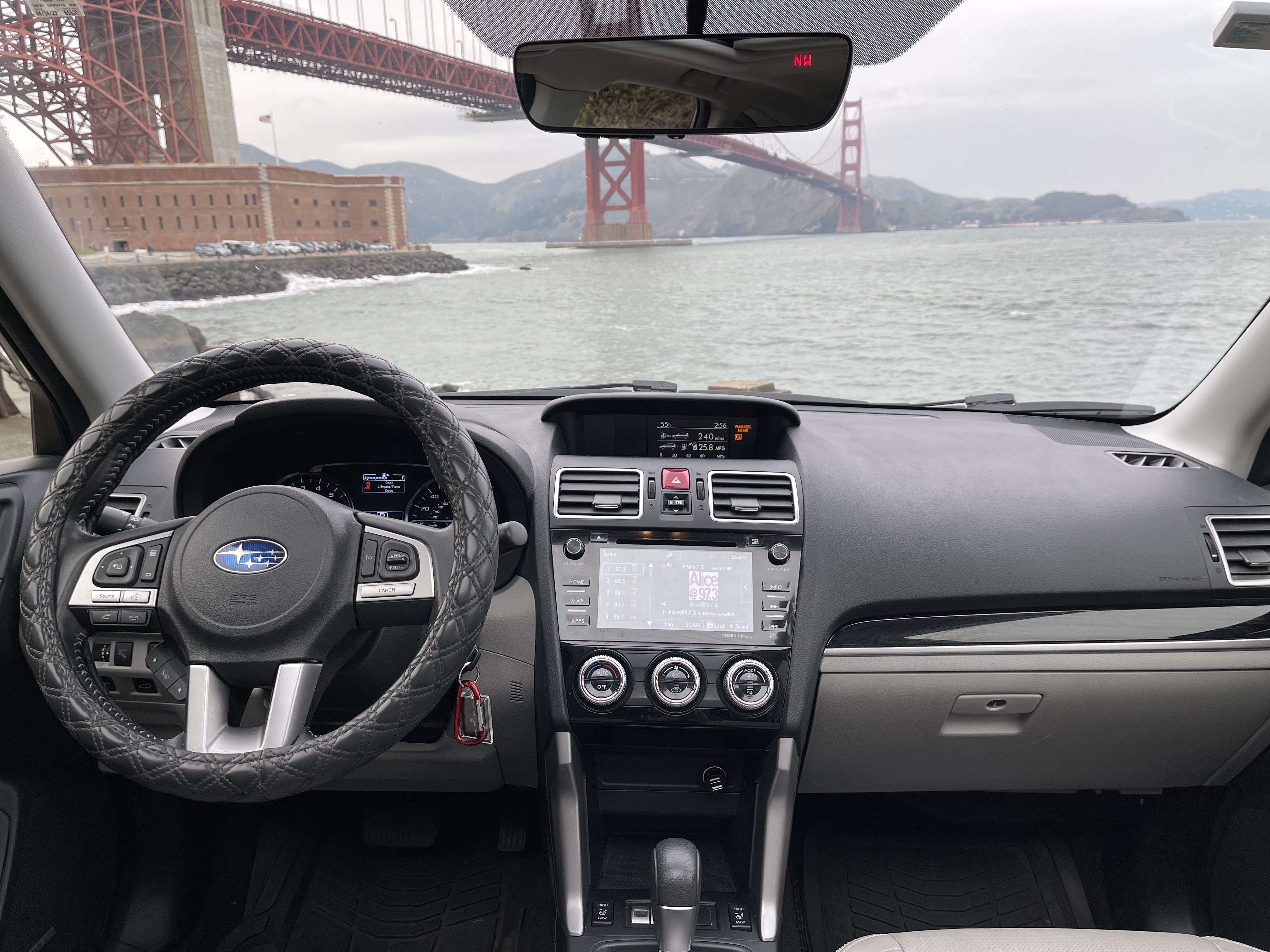 Subaru Forester with Snow chains