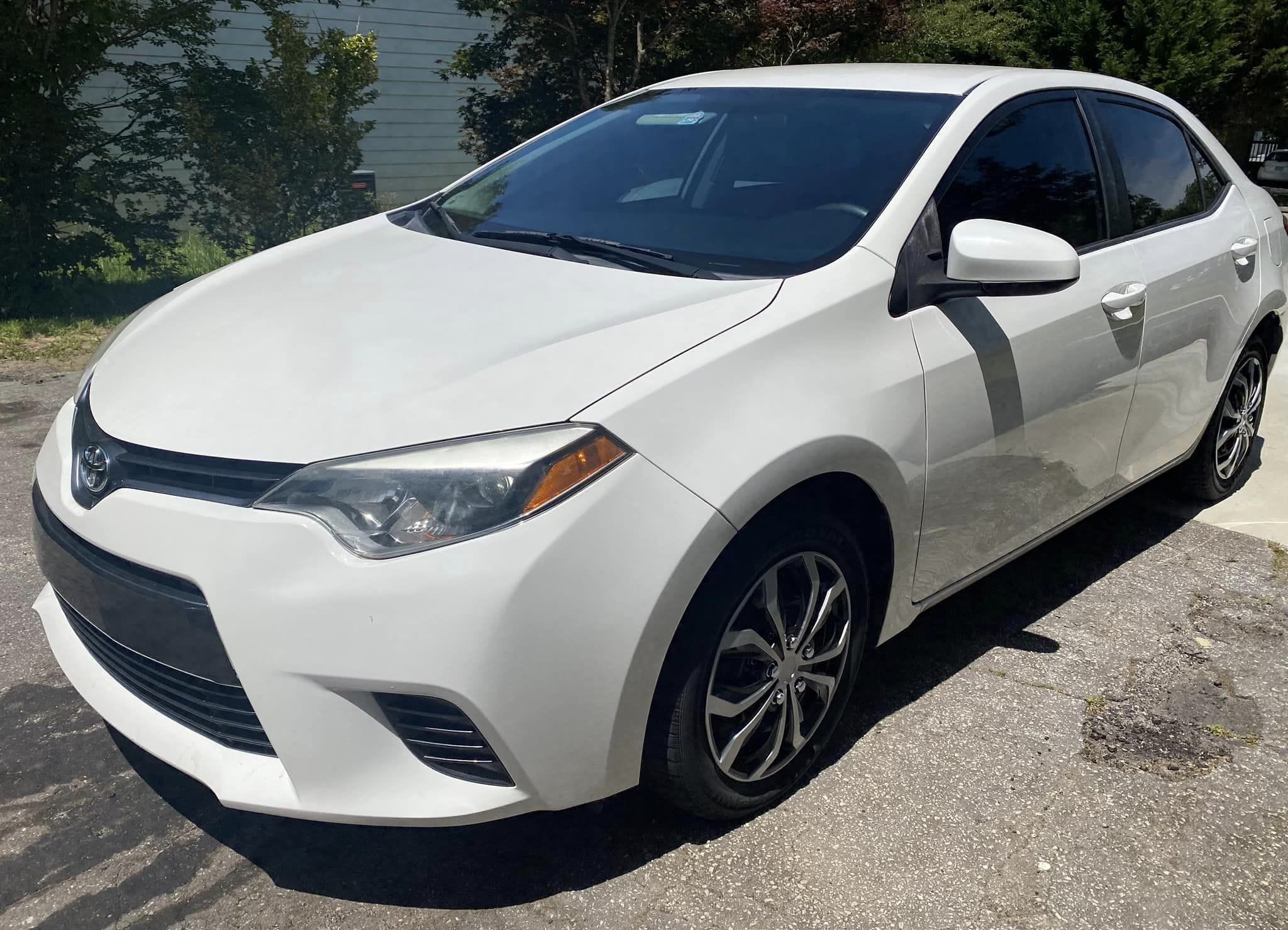 Toyota Corolla LE, 2015, Regular (87), automatic