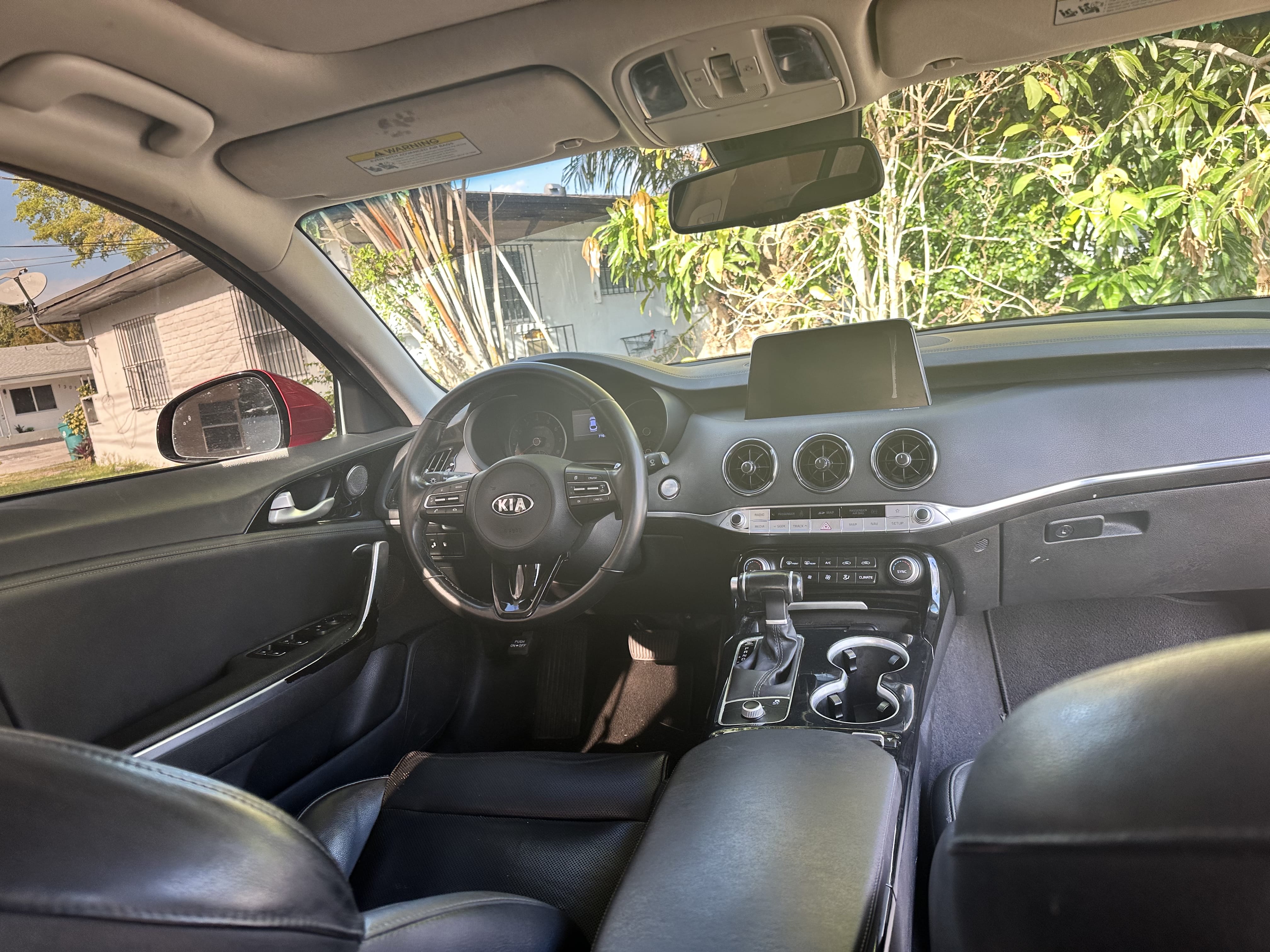 Kia Stinger with Apple CarPlay