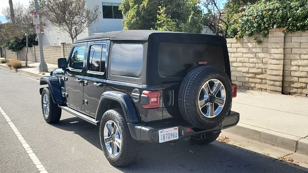 Jeep Wrangler with GPS