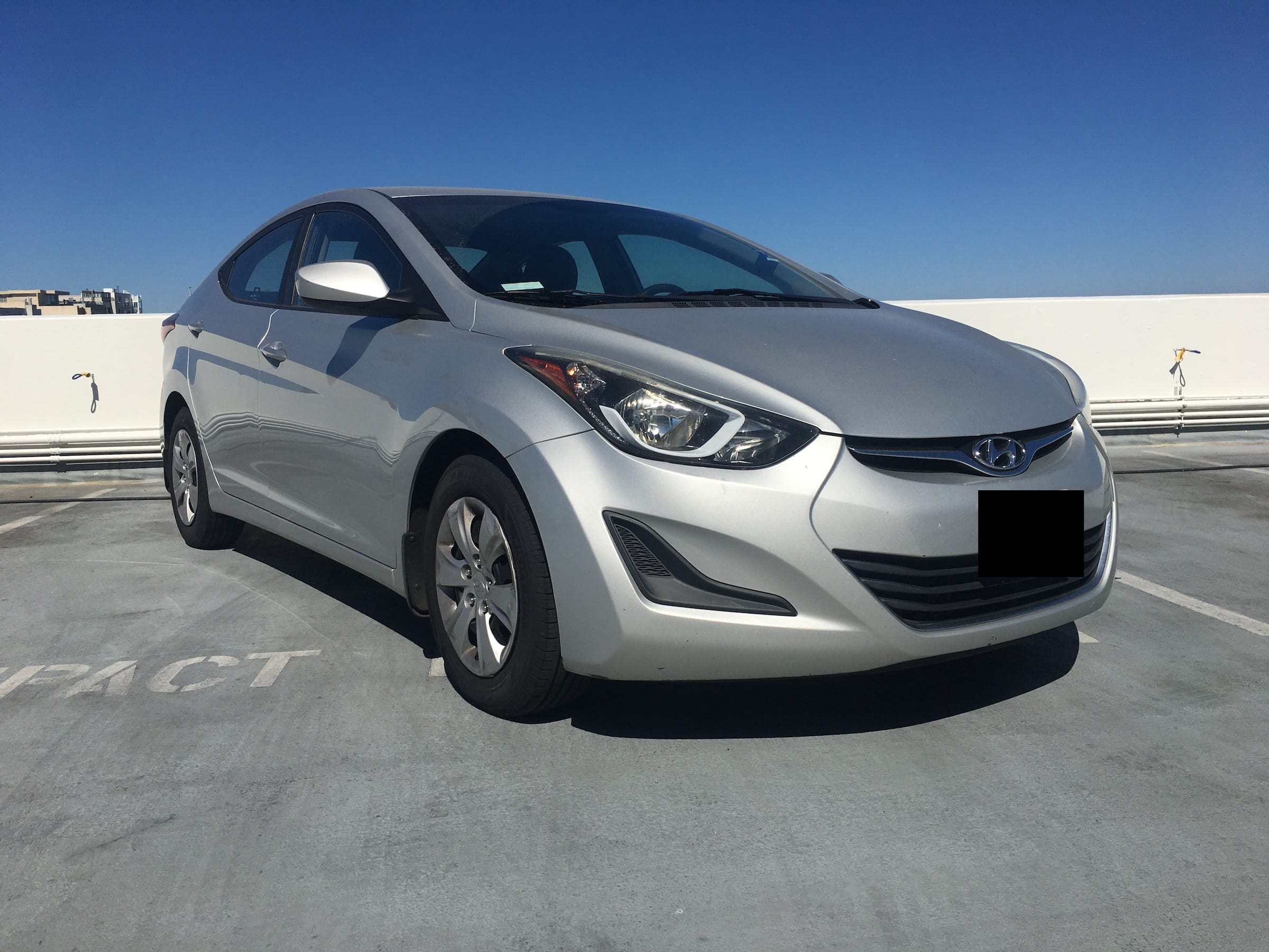 Hyundai Elantra with Air conditioning