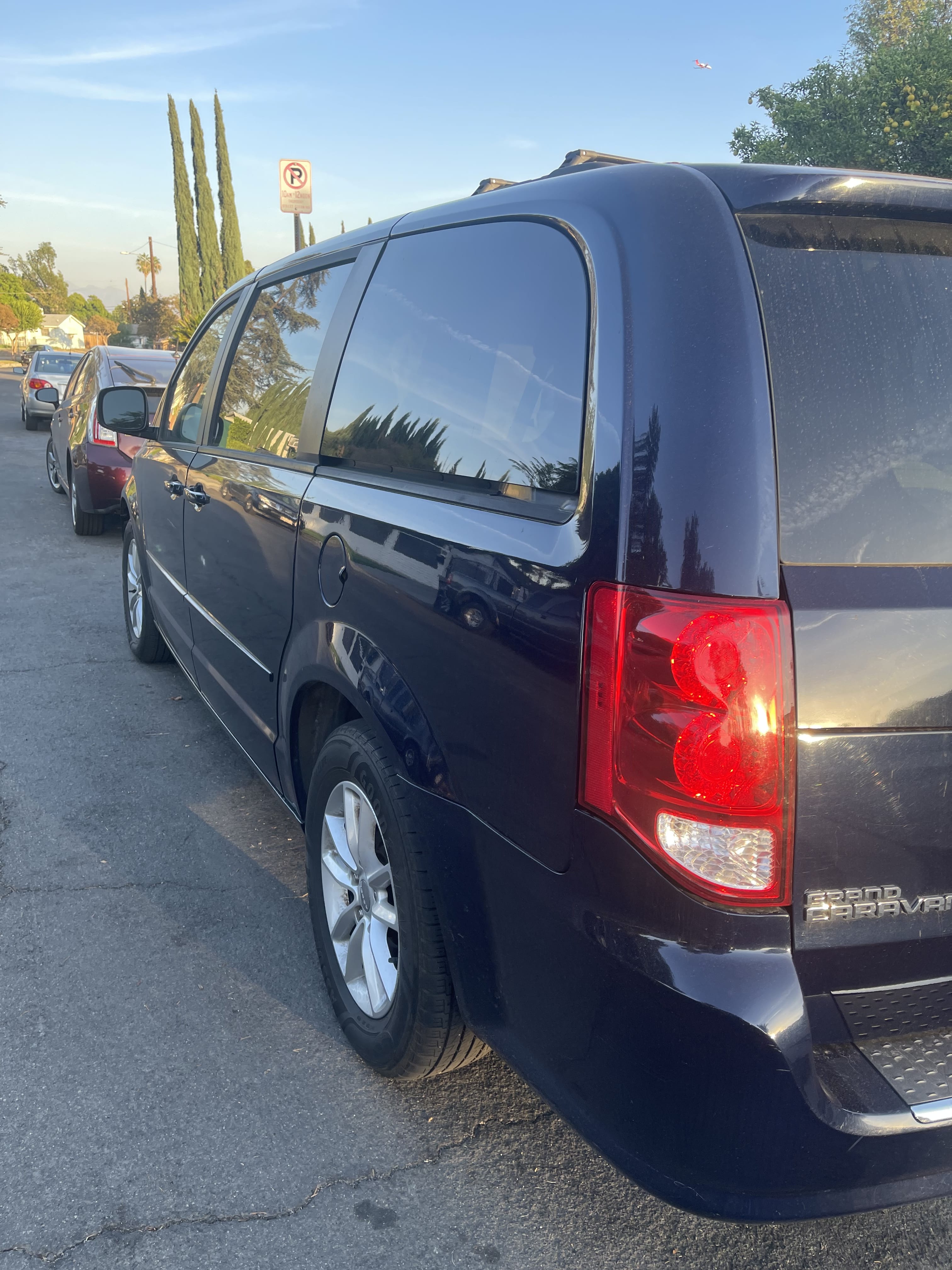 Dodge Grand Caravan SXT with Ski racks