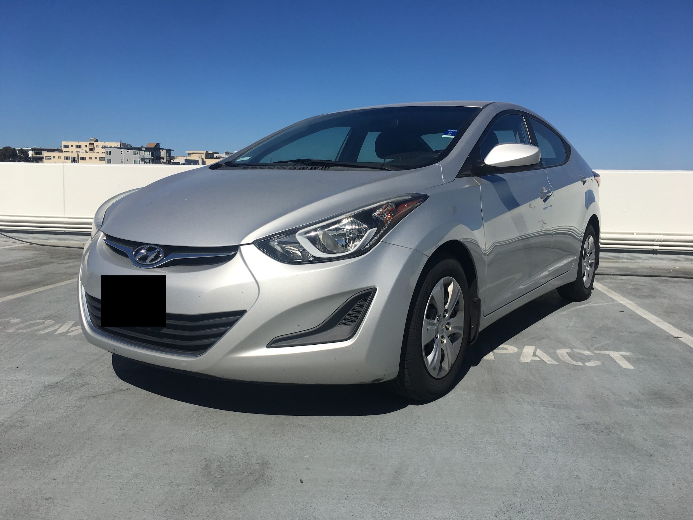 Hyundai Elantra, 2016, Regular (87), automatic