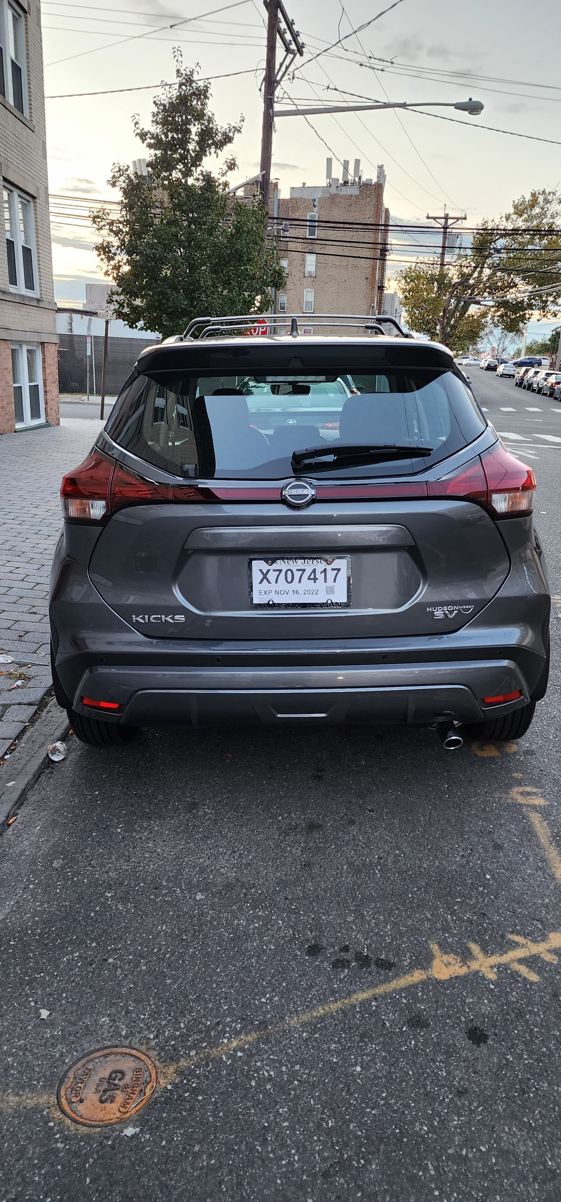 Nissan Kicks with Ski racks
